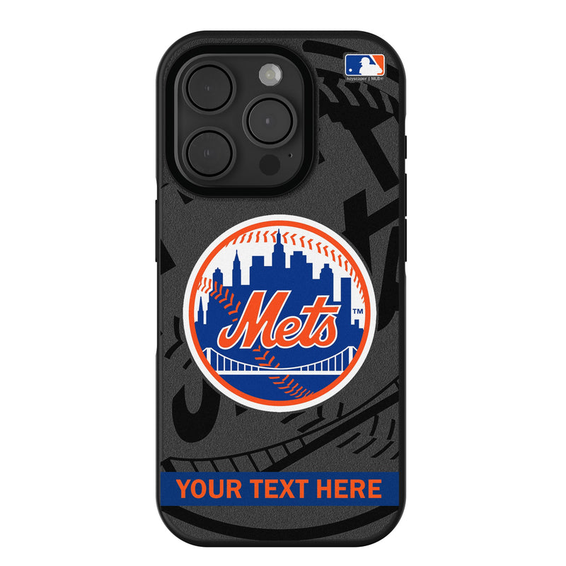 New York Mets Personalized Tilt iPhone Bump Phone Case for Apple iPhone