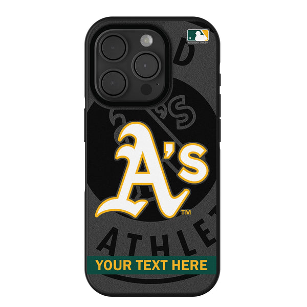Oakland Athletics Personalized Tilt iPhone Bump Phone Case for Apple iPhone