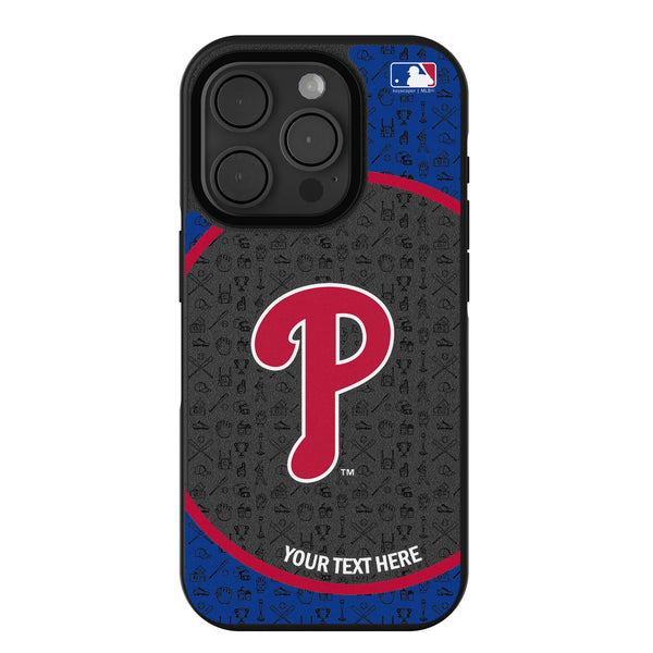 Philadelphia Phillies Personalized Circle iPhone Bump Phone Case for Apple iPhone