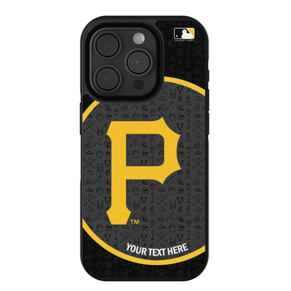 Pittsburgh Pirates Personalized Circle iPhone Bump Phone Case for Apple iPhone