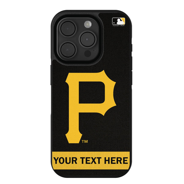 Pittsburgh Pirates Personalized Stripe iPhone Bump Phone Case for Apple iPhone