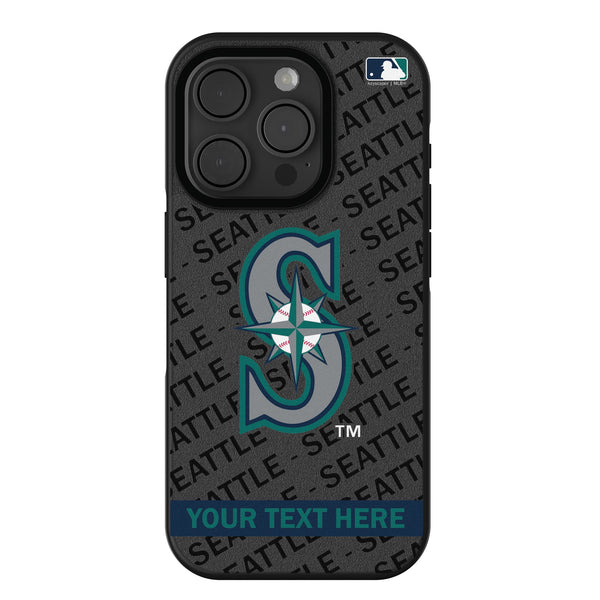 Seattle Mariners Personalized Tilt iPhone Bump Phone Case for Apple iPhone