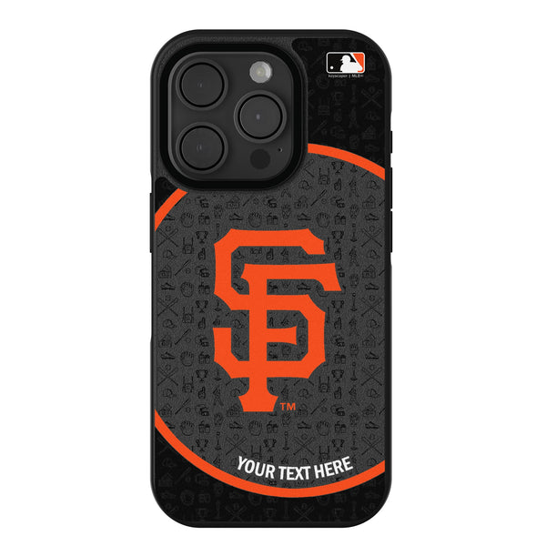 San Francisco Giants Personalized Circle iPhone Bump Phone Case for Apple iPhone
