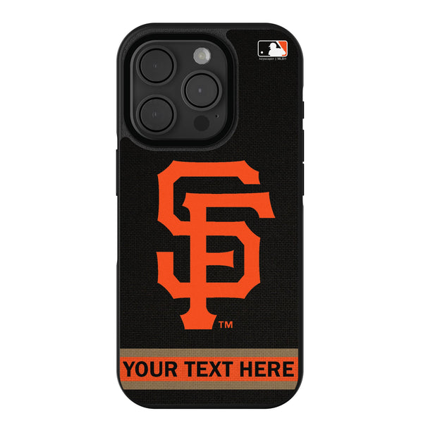 San Francisco Giants Personalized Stripe iPhone Bump Phone Case for Apple iPhone