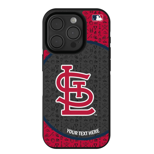 St Louis Cardinals Personalized Circle iPhone Bump Phone Case for Apple iPhone