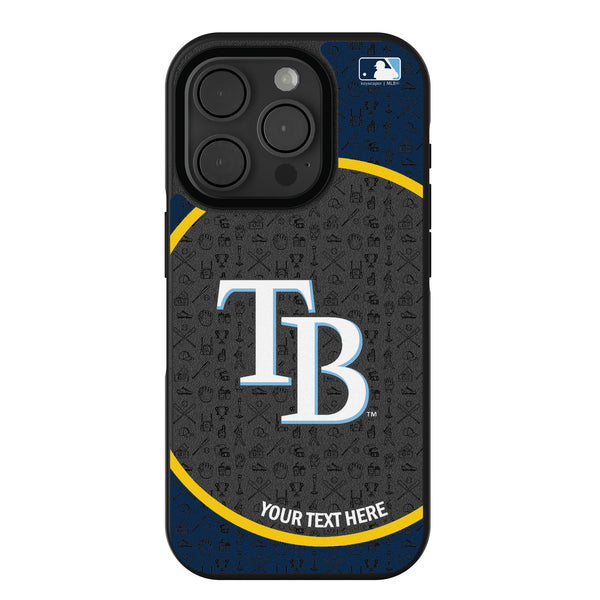 Tampa Bay Rays Personalized Circle iPhone Bump Phone Case for Apple iPhone