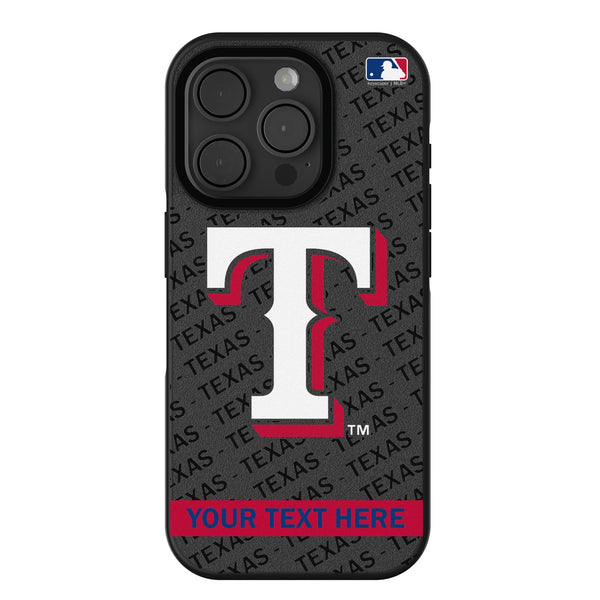 Texas Rangers Personalized Tilt iPhone Bump Phone Case for Apple iPhone