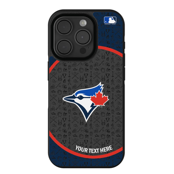 Toronto Blue Jays Personalized Circle iPhone Bump Phone Case for Apple iPhone