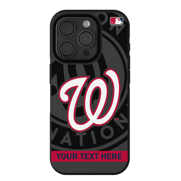 Washington Nationals Personalized Tilt iPhone Bump Phone Case for Apple iPhone