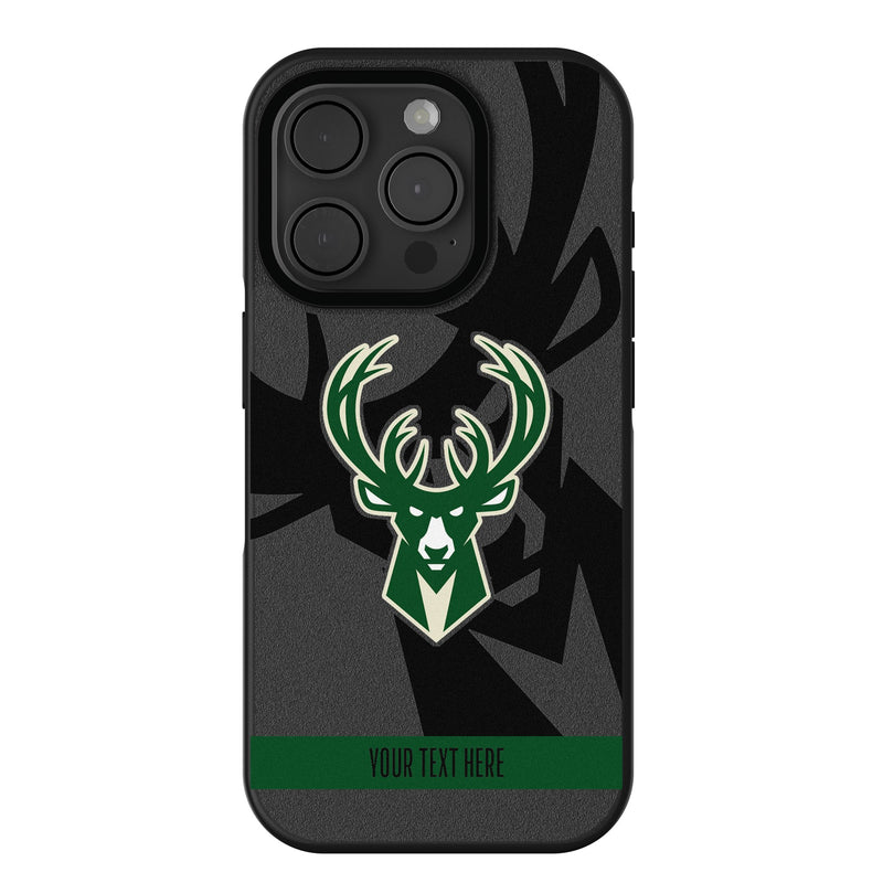 Milwaukee Bucks Personalized Tilt iPhone Bump Phone Case for Apple iPhone