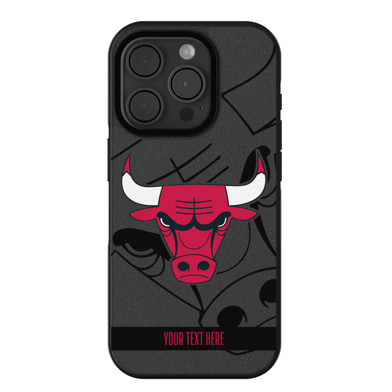 Chicago Bulls Personalized Tilt iPhone Bump Phone Case for Apple iPhone