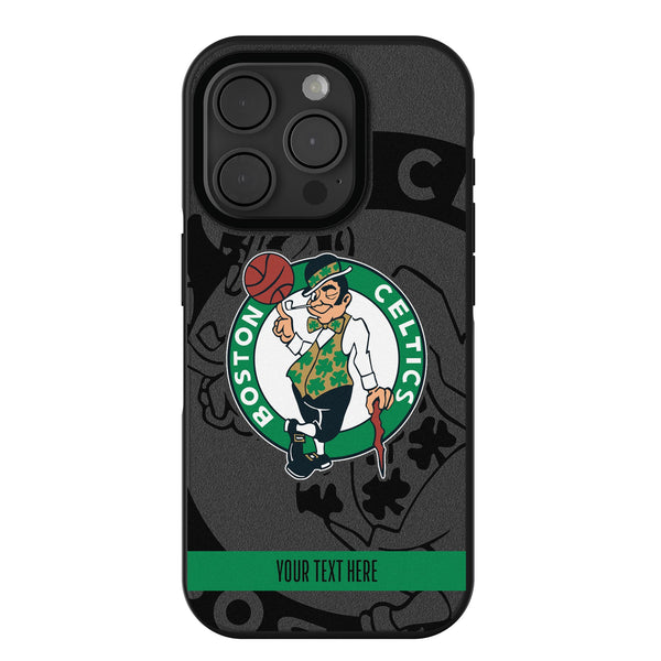 Boston Celtics Personalized Tilt iPhone Bump Phone Case for Apple iPhone