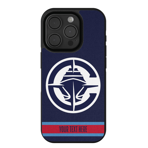 Los Angeles Clippers Personalized Stripe iPhone Bump Phone Case for Apple iPhone