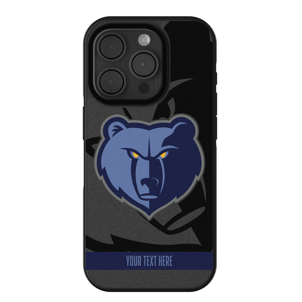 Memphis Grizzlies Personalized Tilt iPhone Bump Phone Case for Apple iPhone