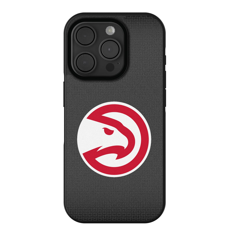 Atlanta Hawks Linen iPhone Bump Phone Case for Apple iPhone