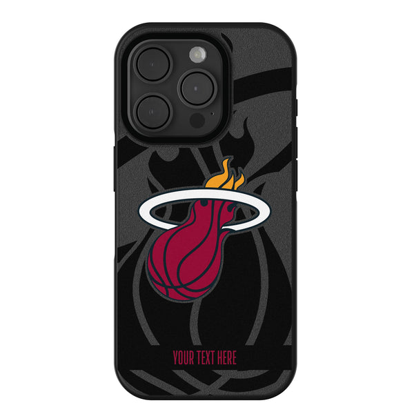 Miami Heat Personalized Tilt iPhone Bump Phone Case for Apple iPhone
