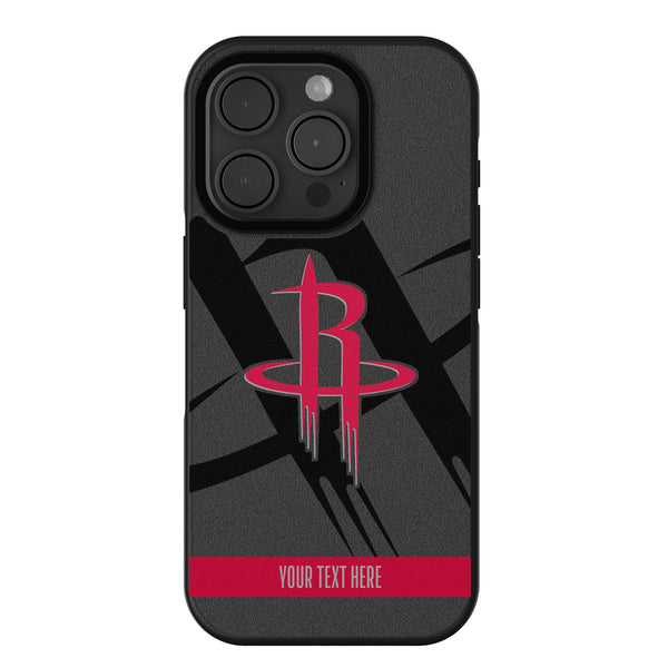 Houston Rockets Personalized Tilt iPhone Bump Phone Case for Apple iPhone