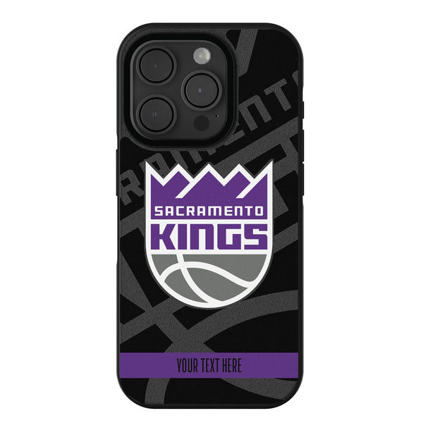 Sacramento Kings Personalized Tilt iPhone Bump Phone Case for Apple iPhone