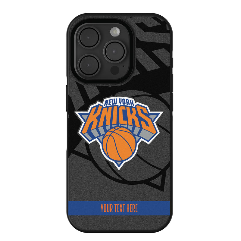 New York Knicks Personalized Tilt iPhone Bump Phone Case for Apple iPhone