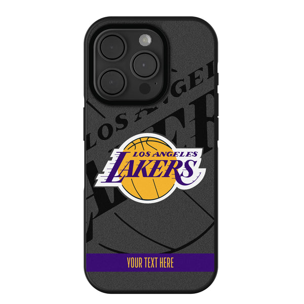 Los Angeles Lakers Personalized Tilt iPhone Bump Phone Case for Apple iPhone