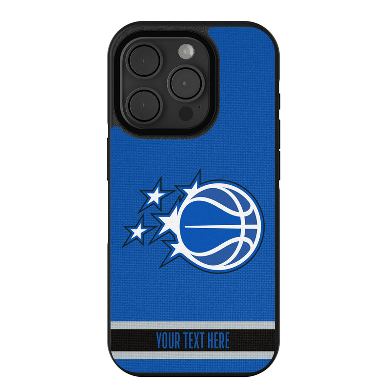 Orlando Magic Personalized Stripe iPhone Bump Phone Case for Apple iPhone