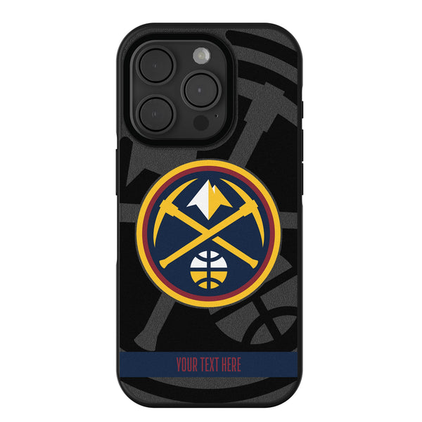 Denver Nuggets Personalized Tilt iPhone Bump Phone Case for Apple iPhone
