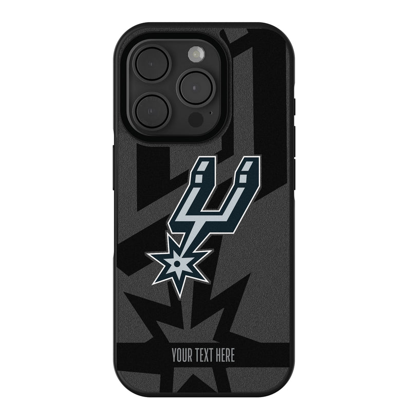 San Antonio Spurs Personalized Tilt iPhone Bump Phone Case for Apple iPhone