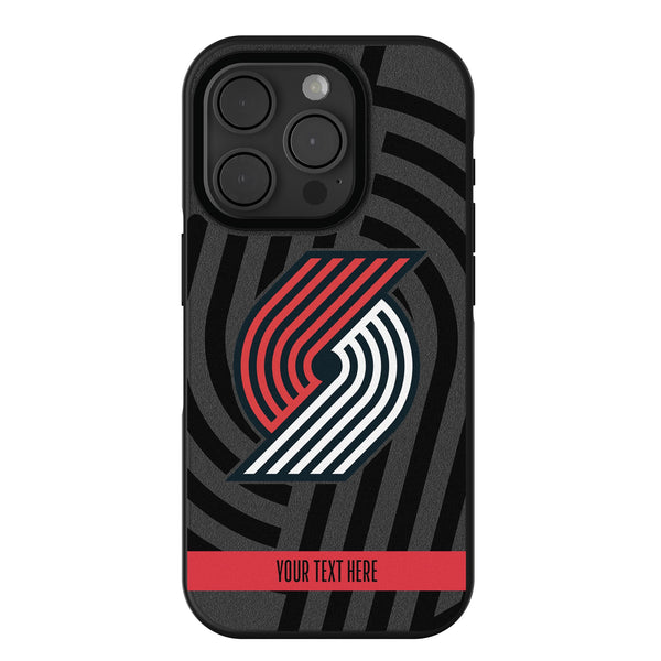 Portland Trail Blazers Personalized Tilt iPhone Bump Phone Case for Apple iPhone