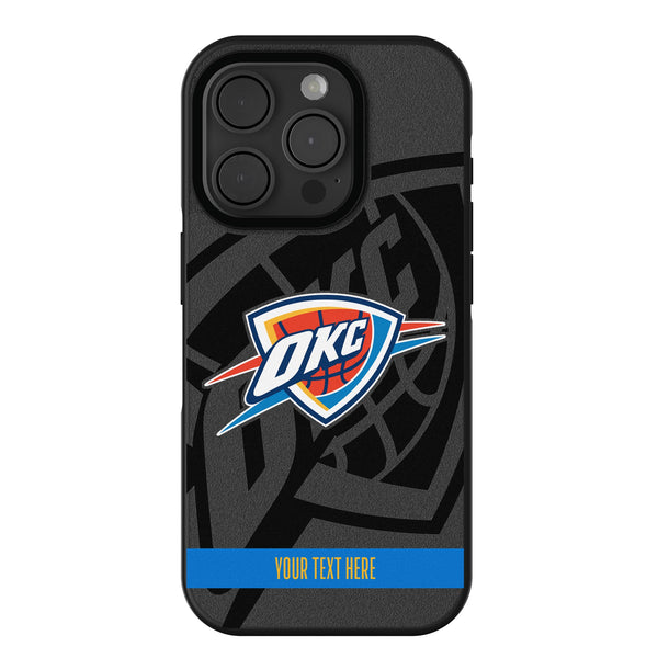 Oklahoma City Thunder Personalized Tilt iPhone Bump Phone Case for Apple iPhone