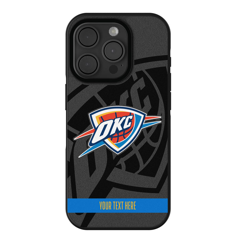 Oklahoma City Thunder Personalized Tilt iPhone Bump Phone Case for Apple iPhone