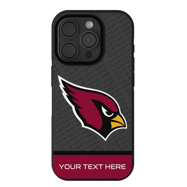 Arizona Cardinals Personalized EndZone Plus iPhone Bump Phone Case for Apple iPhone