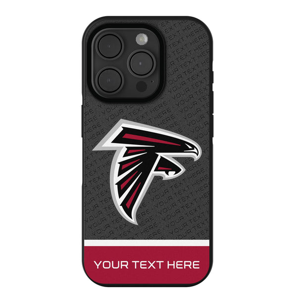 Atlanta Falcons Personalized EndZone Plus iPhone Bump Phone Case for Apple iPhone