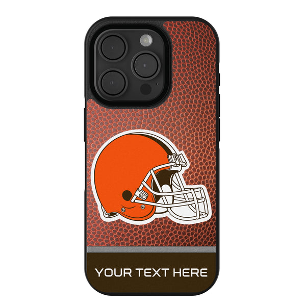 Cleveland Browns Personalized Football iPhone Bump Phone Case for Apple iPhone