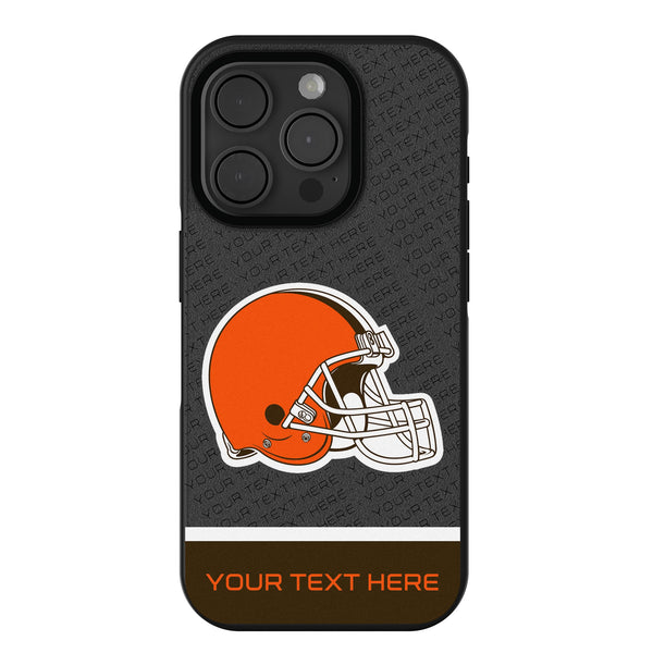 Cleveland Browns Personalized EndZone Plus iPhone Bump Phone Case for Apple iPhone