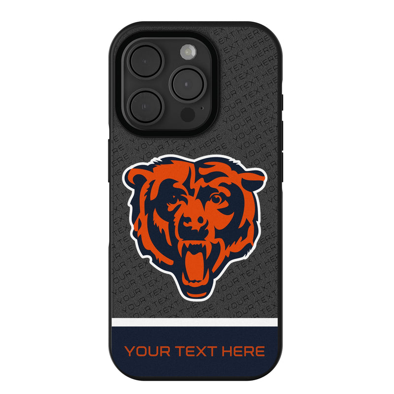 Chicago Bears Personalized EndZone Plus iPhone Bump Phone Case for Apple iPhone