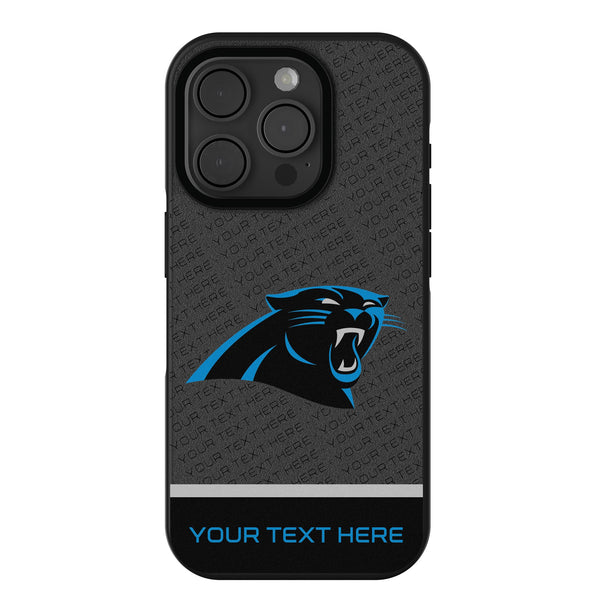 Carolina Panthers Personalized EndZone Plus iPhone Bump Phone Case for Apple iPhone