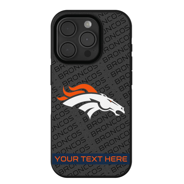 Denver Broncos Personalized Tilt iPhone Bump Phone Case for Apple iPhone