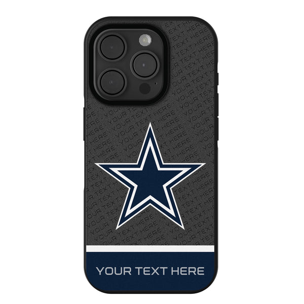 Dallas Cowboys Personalized EndZone Plus iPhone Bump Phone Case for Apple iPhone