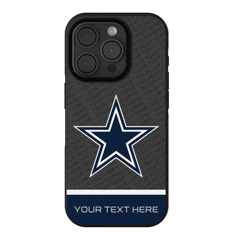 Dallas Cowboys Personalized EndZone Plus iPhone Bump Phone Case for Apple iPhone