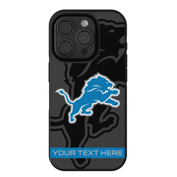 Detroit Lions Personalized Tilt iPhone Bump Phone Case for Apple iPhone
