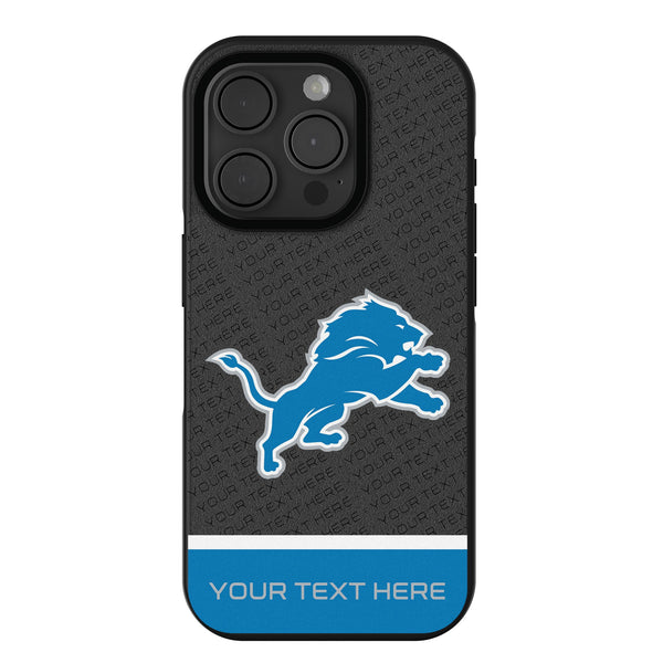 Detroit Lions Personalized EndZone Plus iPhone Bump Phone Case for Apple iPhone