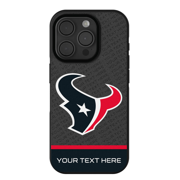 Houston Texans Personalized EndZone Plus iPhone Bump Phone Case for Apple iPhone
