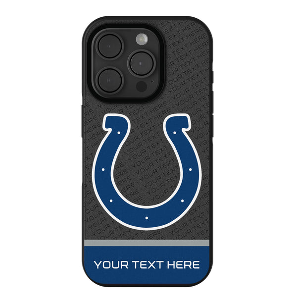 Indianapolis Colts Personalized EndZone Plus iPhone Bump Phone Case for Apple iPhone
