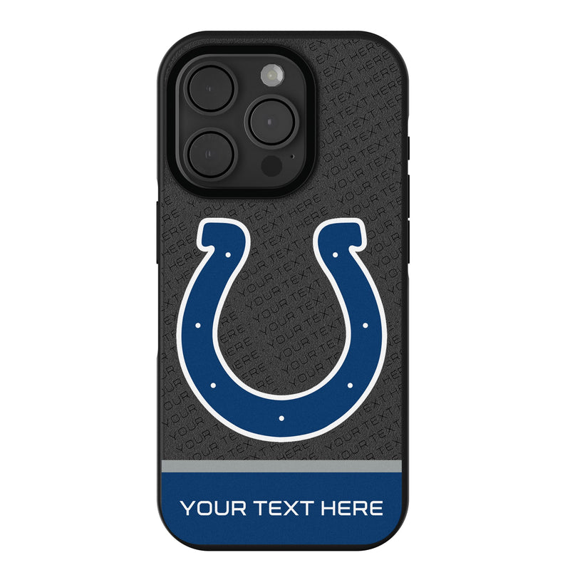 Indianapolis Colts Personalized EndZone Plus iPhone Bump Phone Case for Apple iPhone