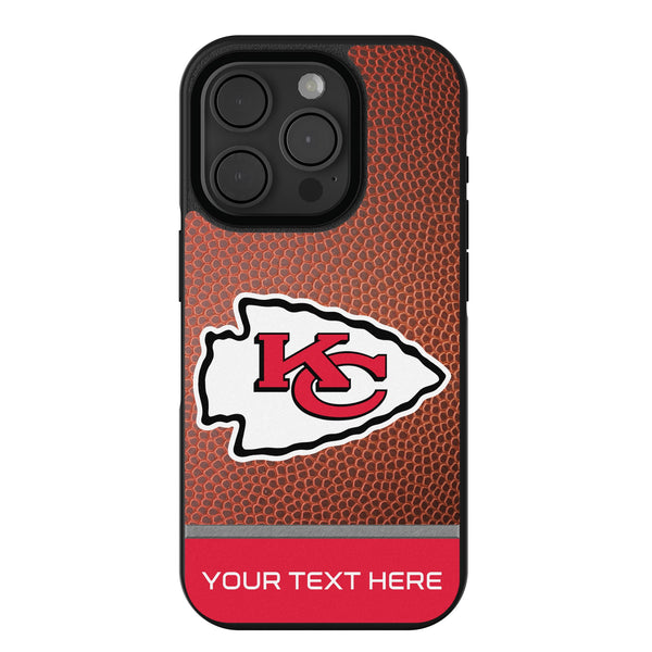 Kansas City Chiefs Personalized Football iPhone Bump Phone Case for Apple iPhone