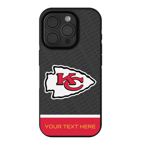 Kansas City Chiefs Personalized EndZone Plus iPhone Bump Phone Case for Apple iPhone