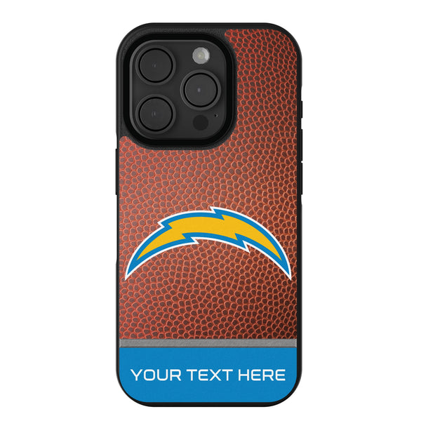Los Angeles Chargers Personalized Football iPhone Bump Phone Case for Apple iPhone