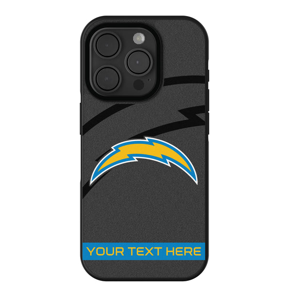 Los Angeles Chargers Personalized Tilt iPhone Bump Phone Case for Apple iPhone