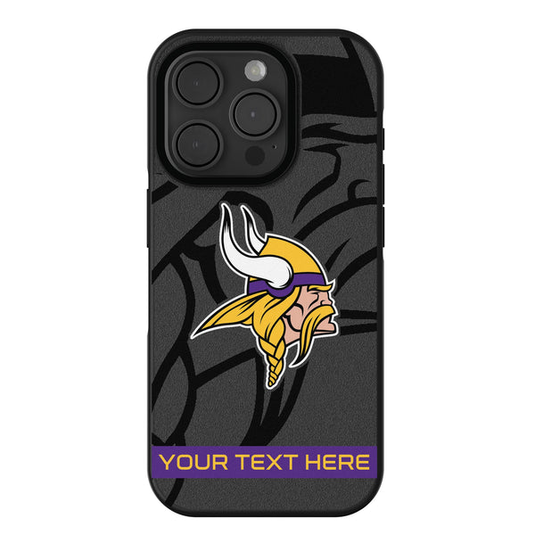 Minnesota Vikings Personalized Tilt iPhone Bump Phone Case for Apple iPhone