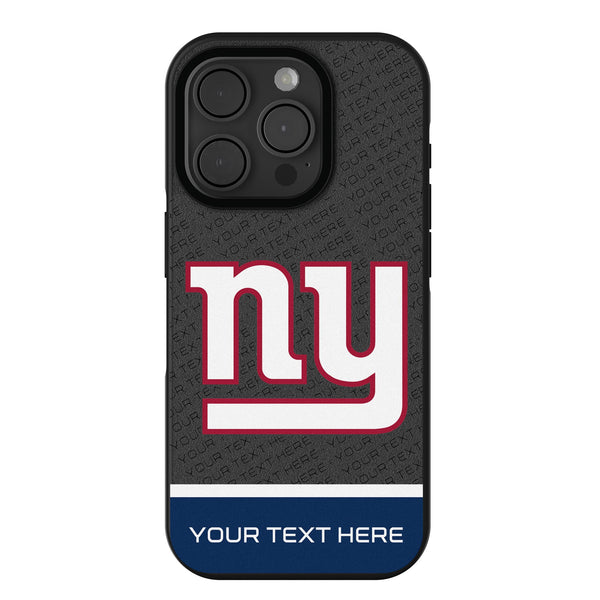 New York Giants Personalized EndZone Plus iPhone Bump Phone Case for Apple iPhone